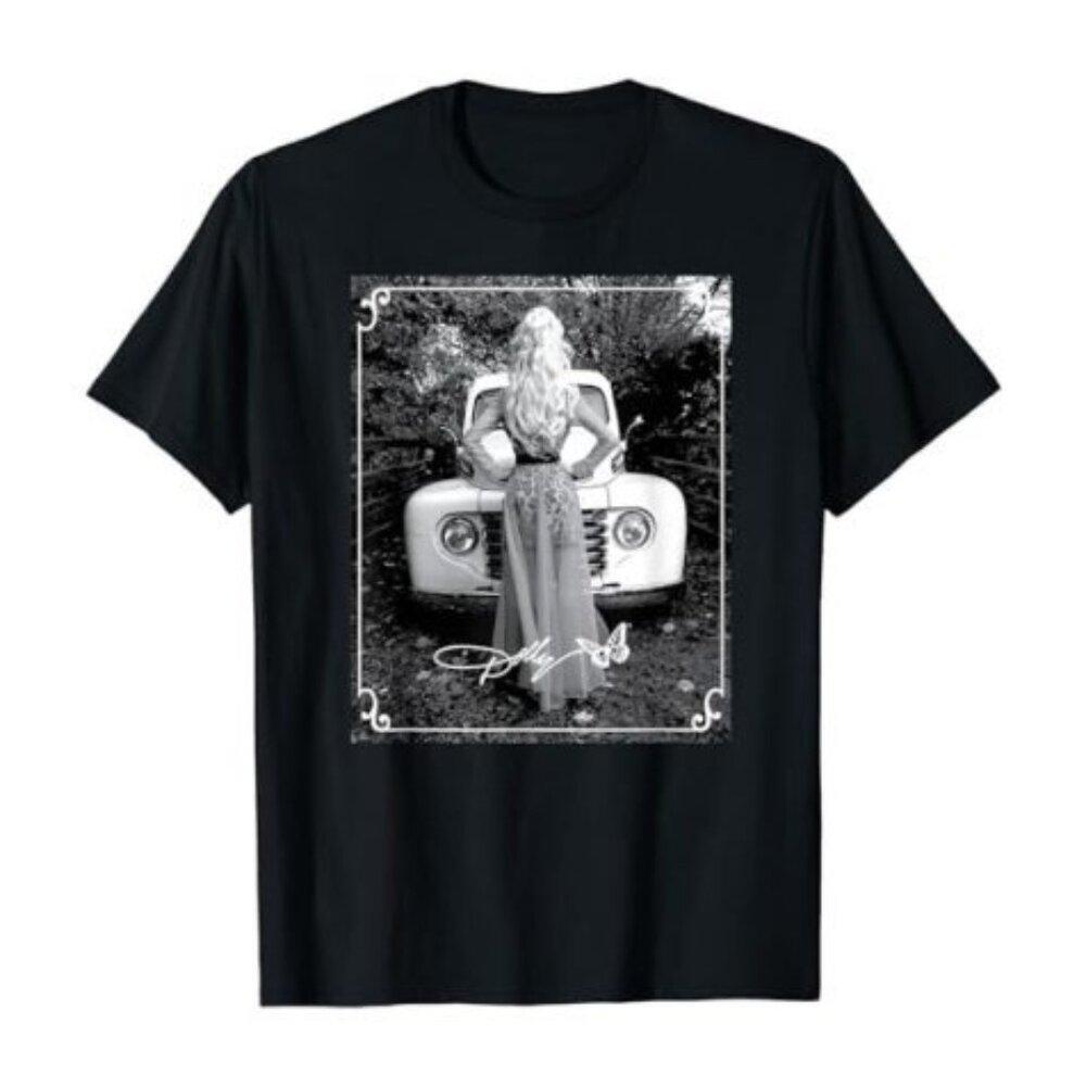 Dolly Parton Truck Graphic T-Shirt Country Music Fan Shirt